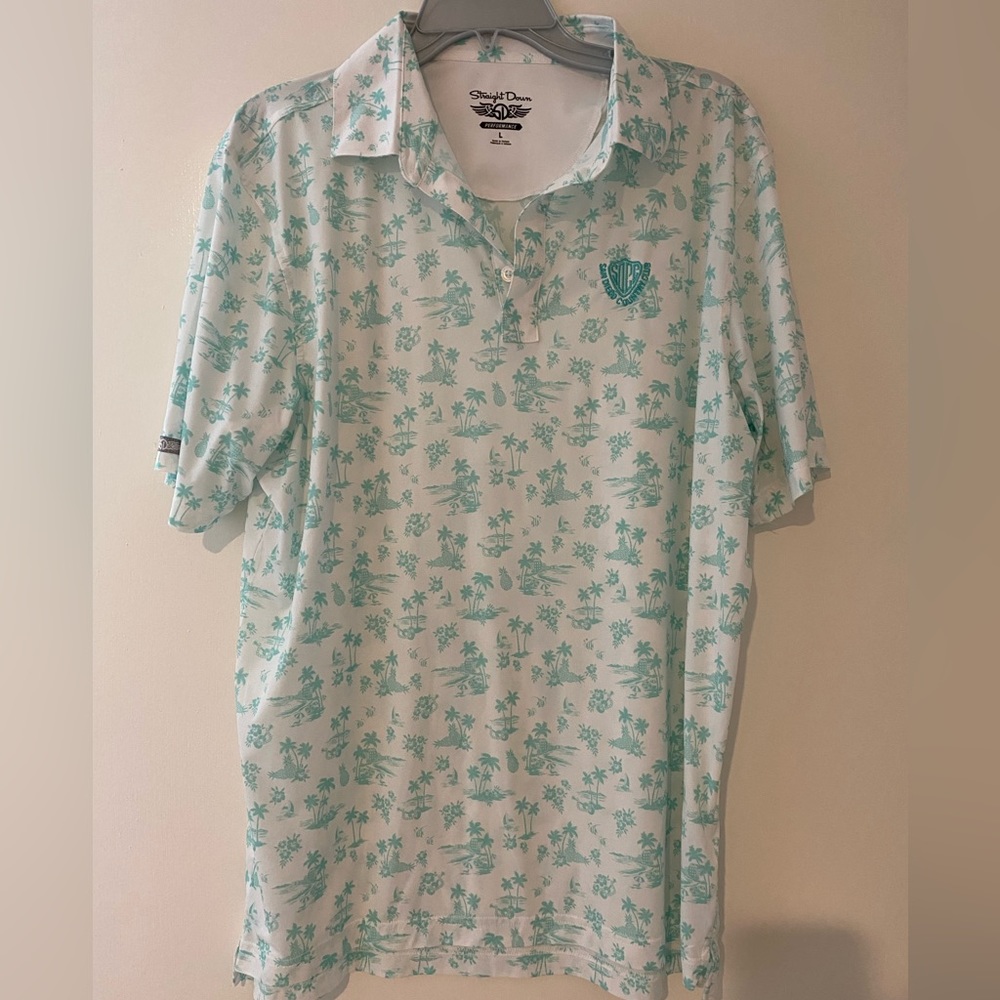 Straight Down Golf Shirt